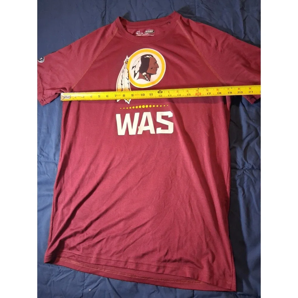 Washington Redskins Shirt Small Maroon Under Armour Combine‎ Athletic Loose Heat